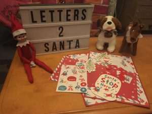 elf on the shelf and letters to Santa